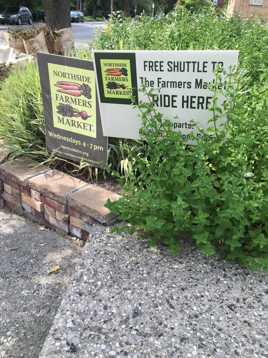 NsideFarmersMkt's tweet photo. Meet us at 4230 Hamilton Ave, Cincinnati, OH 45223 at 4pm this Wednesday for a free ride to the market https://t.co/X2zS4lRbAY