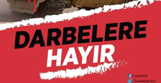 Mutlu,Huzurlu,Güvenli Bir Ülke Dileğiyle  darbeye hayır.....!!!!