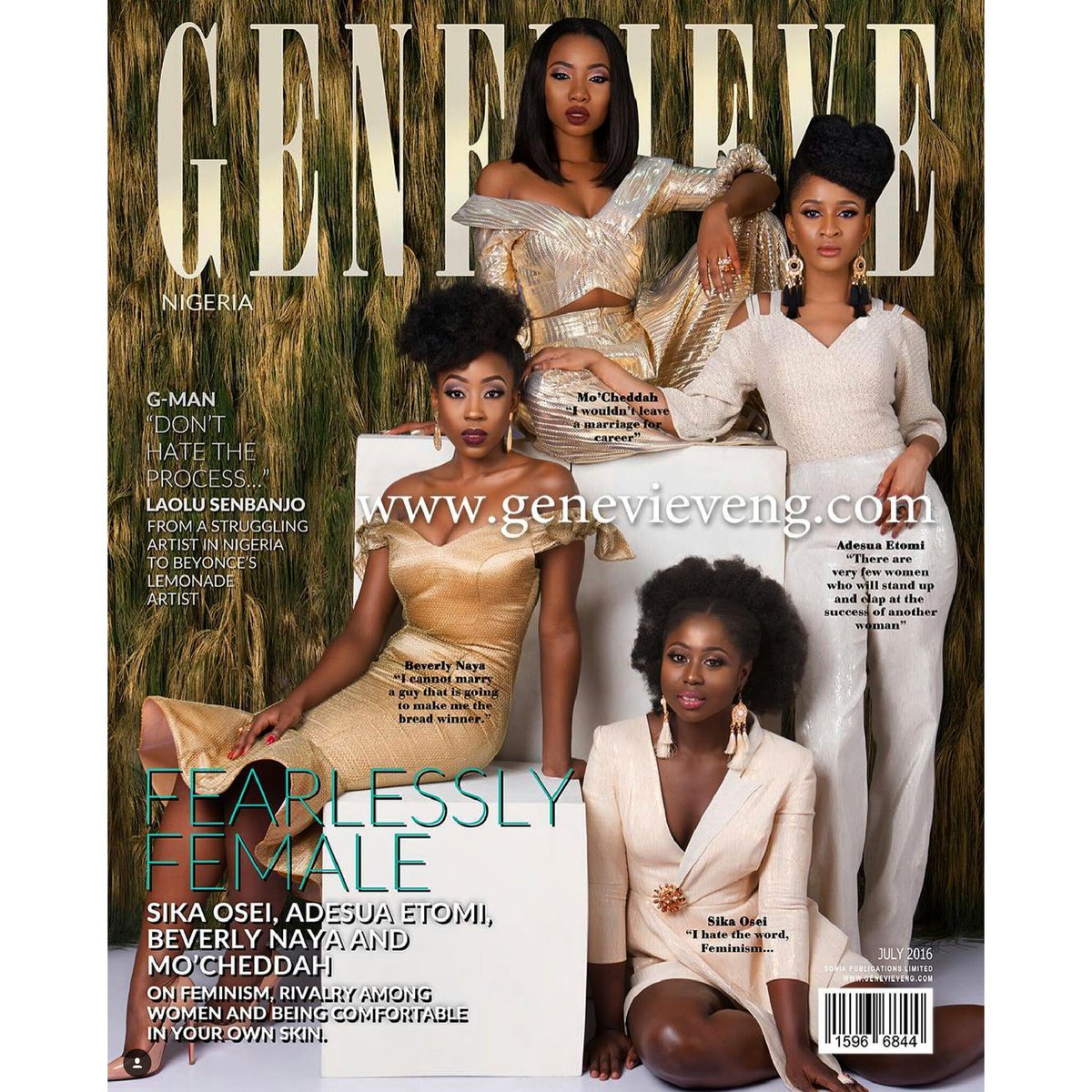HouseofMarie_ng's tweet photo. Here's the cover of @genevievemagazine July issue with with these gorgeous celebs all dressed in House of Marie https://t.co/3KOWNv9z97
