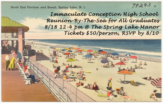 ICHSMontclair's tweet photo. All graduates of ICHS Montclair, join us for our Reunion-By-The-Sea on August 18th! #ichsmontclair #reunionbythesea https://t.co/KO0qOKCBP0