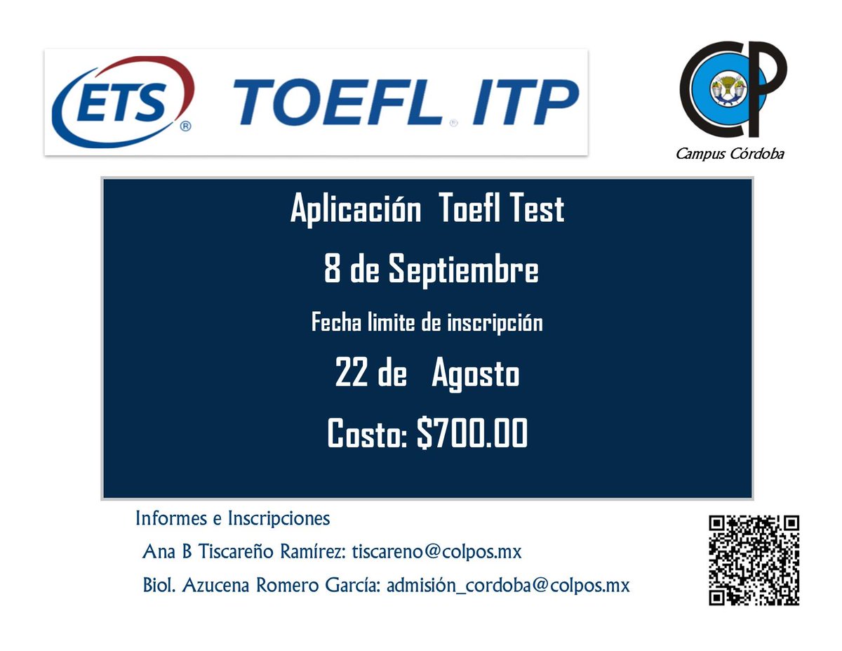 MPTRCOLPOS's tweet photo. #TOEFL #educación #PaisajeyTurismoRural https://t.co/u5up7qPxx3