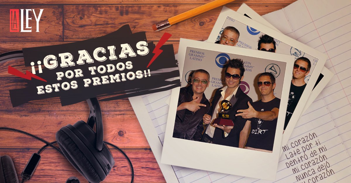 Un Premio #Grammy, dos #GrammyLatinos y dos #MTVAwards han sido algunos de los premios que hemos recibido!!