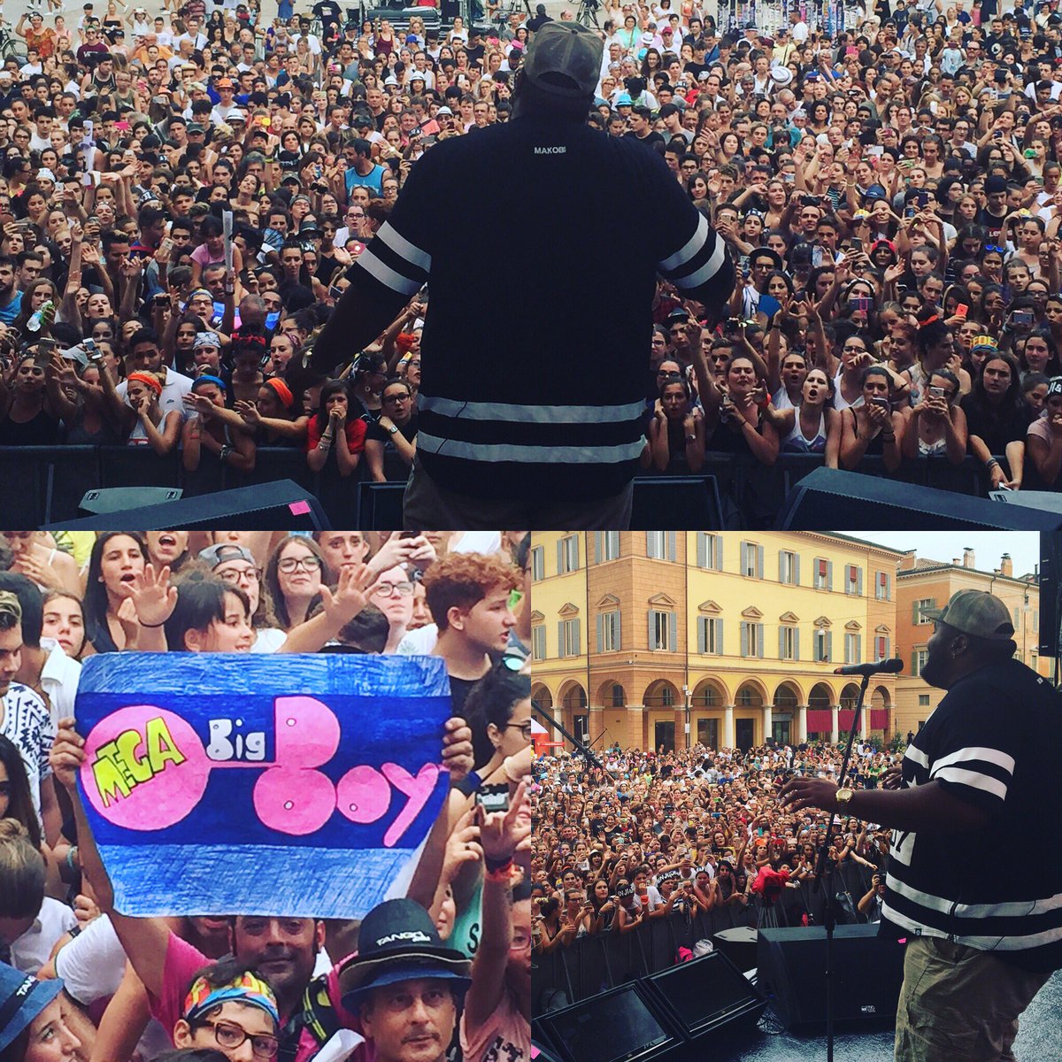 SergioSylvestre's tweet photo. Non ci resta che aspettare lo spettacolo! Ci vediamo a Modena con @RADIOBRUNO1 #bigboy #sergiosylvestre #Ashes https://t.co/CX6EcSbNNq