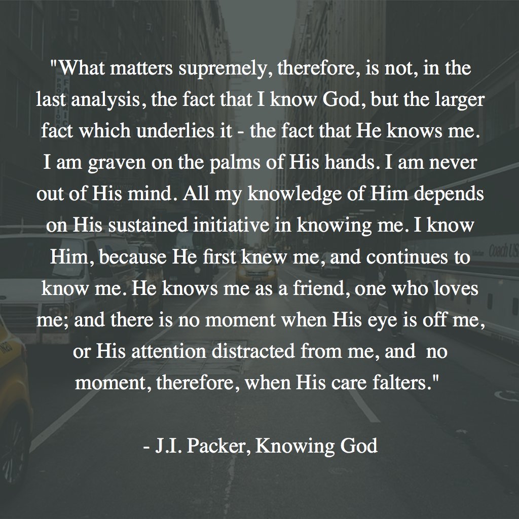 TheTableNet's tweet image. He knows you. He knows me. Because of this amazing truth, we are #FreeToRest.