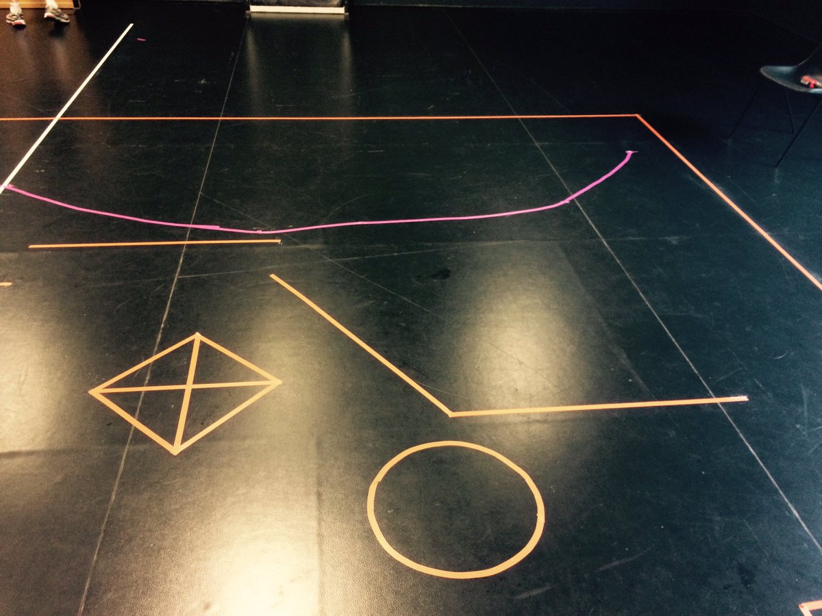 LouellaAdamson's tweet photo. Today @rosebruford I marked out my first rehearsal room. 🤓 https://t.co/YCHHdYJzvW