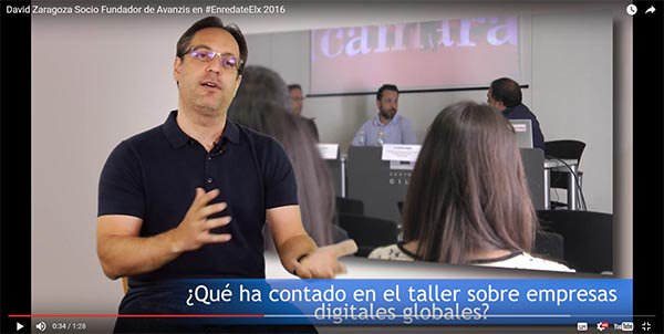 emprenemjunts's tweet photo. VÍDEO | Entrevista a David Zaragoza, fundador de @avanzis https://t.co/JGw5zXBgd1 en #EnredateElx 2016 https://t.co/q0UwoUClGw
