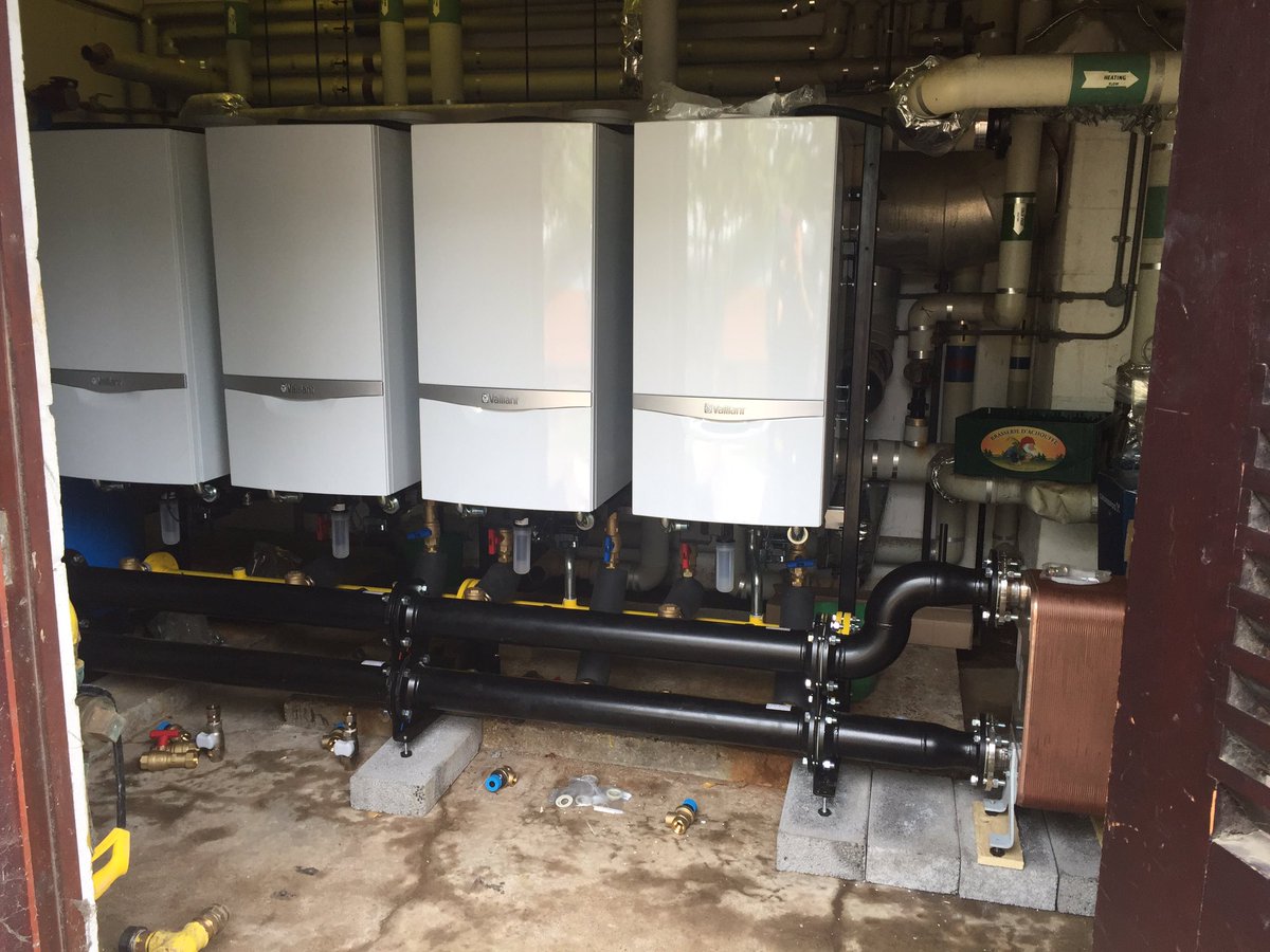 New commercial boiler room in a school in #Eastbourne #commercial #school #gas #heating #breakdowns #install #FPS