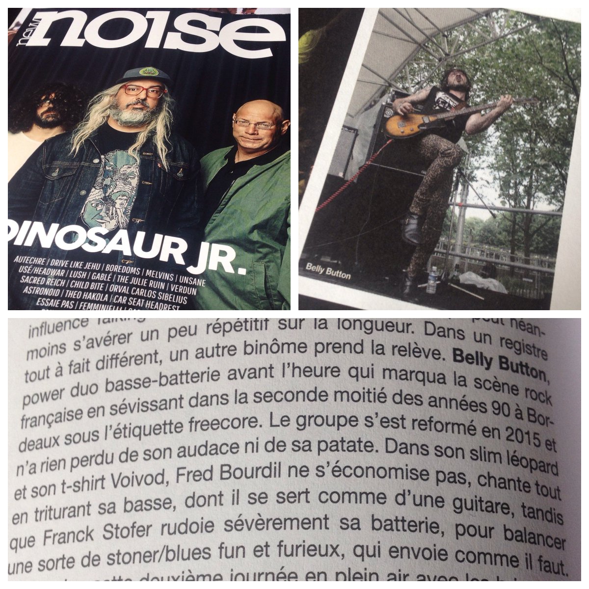 Yeah, Belly Button dans New Noise ! Merci et rendez-vous à la Maison de la Presse, amigos !
