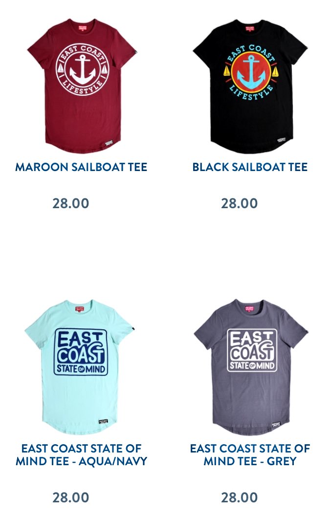 EASTCOASTLIFEST's tweet photo. RETWEET to win these 4 NEW shirts!! 

Now online, only 100 made 🌊 https://t.co/ceaicZUxDY 🌊 #EastCoast #StateOfMind https://t.co/c2AbUWhonI