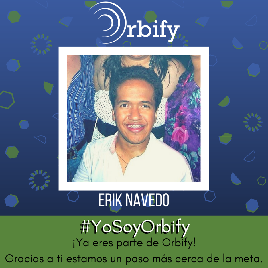 orbifyapp's tweet photo. Gracias @erik_nav05 por creer en #Orbify! Te deseamos un pronto reencuentro de las Charmed Ones! ;) #YoSoyOrbify https://t.co/WvXstvEO1w