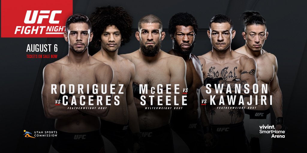 deltacenter's tweet image. Who wants free tix to @ufc Fight Night Salt Lake City Aug. 6? Follow us for details very soon! @StateofSport #ufcslc