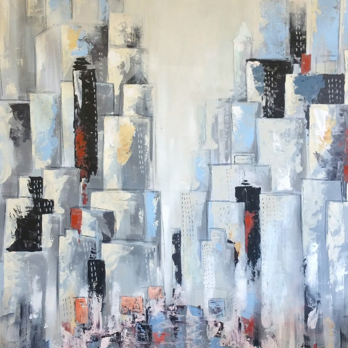 SarahHashmi3's tweet photo. #city #knifepainting #artwork #torontoartist #painting #art https://t.co/2NcfHStbrM
