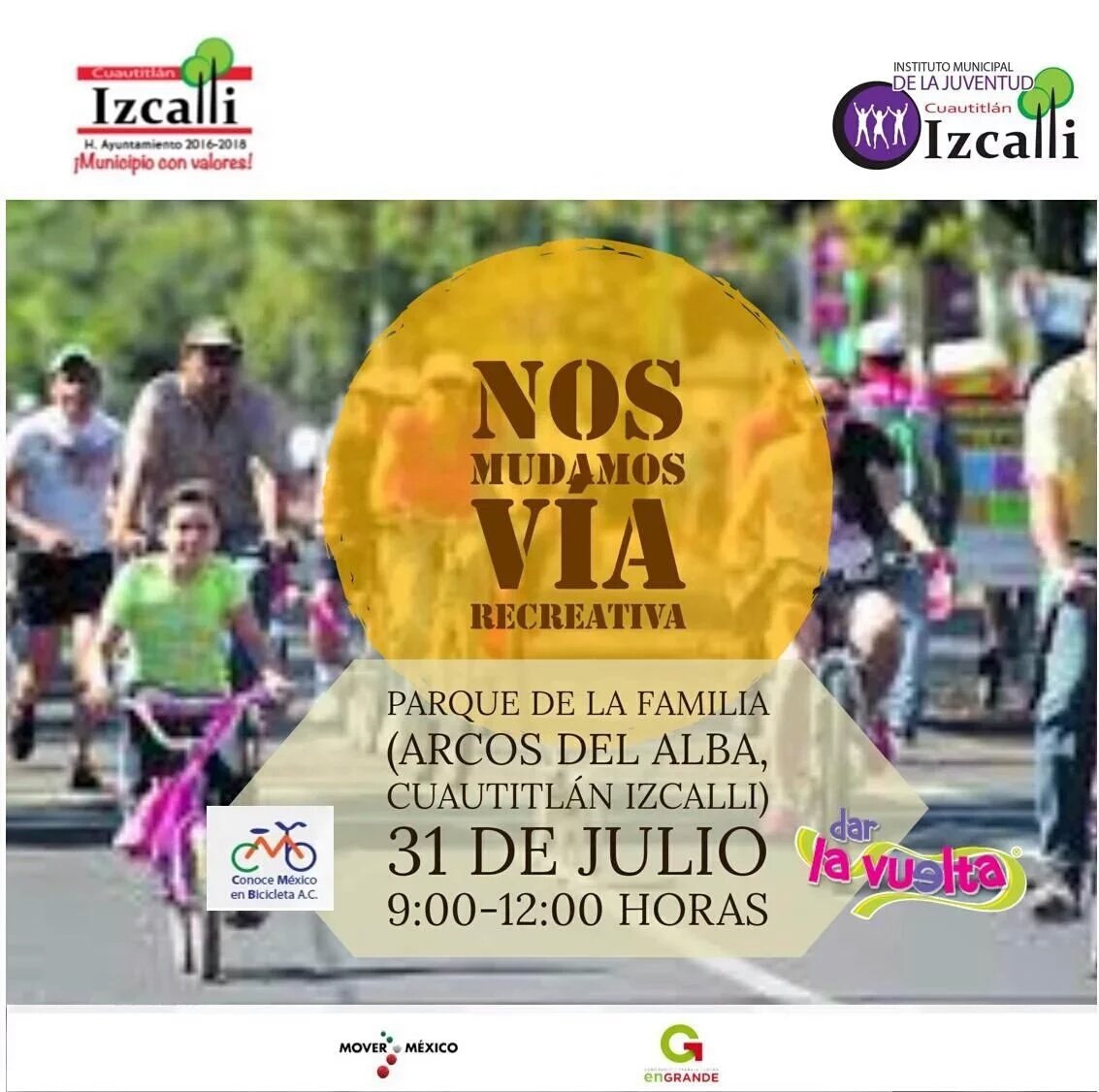 izcaheroes's tweet photo. Después de 24 hrs lograron entender el termino vía recreativa y cambiaron el nombre a Paseo Izcalli.  #Izcalli https://t.co/7I6sXWfDD6
