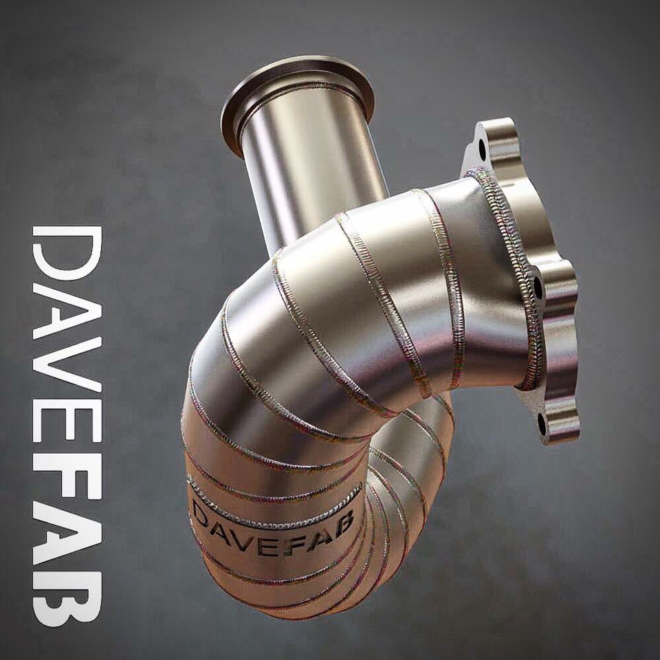 Custom downpipe in progress. #fabrication #CAD #madeintheuk #trackcar #design #boost #honda #tig #welding #lasercut
