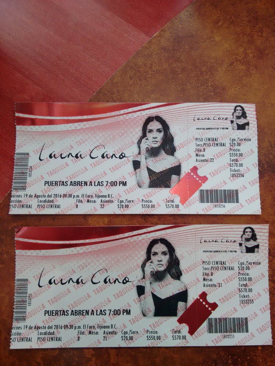 irenepardov's tweet photo. @LauraCaroMusic  super contenta, por fin los conseguí, ya me veo en tu concierto. Encantada de poder verte. https://t.co/N0qqdD1jZG