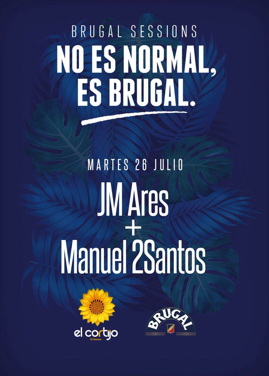 Esta noche fiestazo de <a href="/RonBrugal_ES/">Ron Brugal España</a> con mi compadre <a href="/JMAresDJ/">JM ARES</a>
