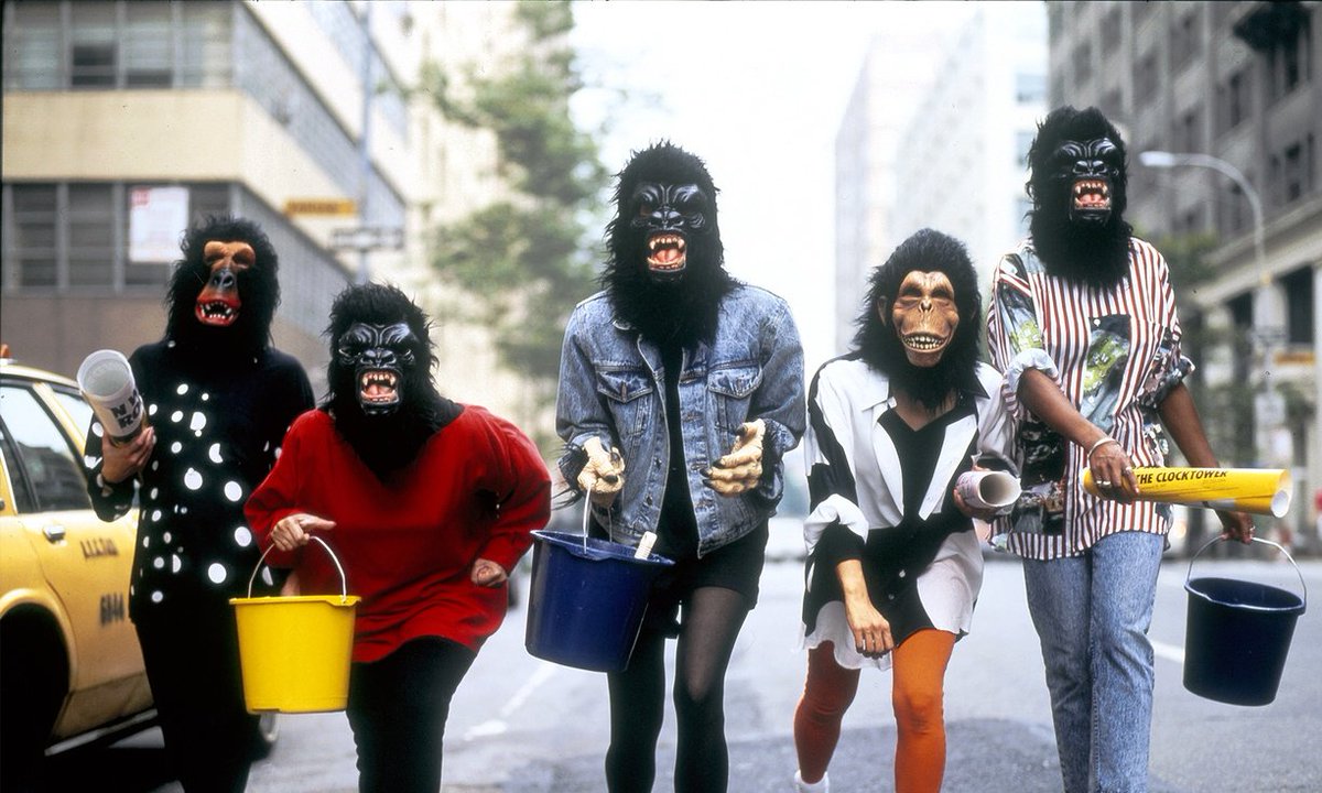 lexiquette's tweet photo. mood. #guerrillagirls https://t.co/SCzeYL5jci