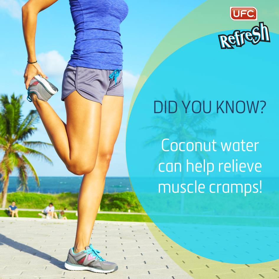 ufcrefresh's tweet photo. Coconut water can relieve muscle cramps!
#UFCrefresh #coconutforlife #coconutwater #drinkmorecoconut #healthy https://t.co/r9LczNSbaa