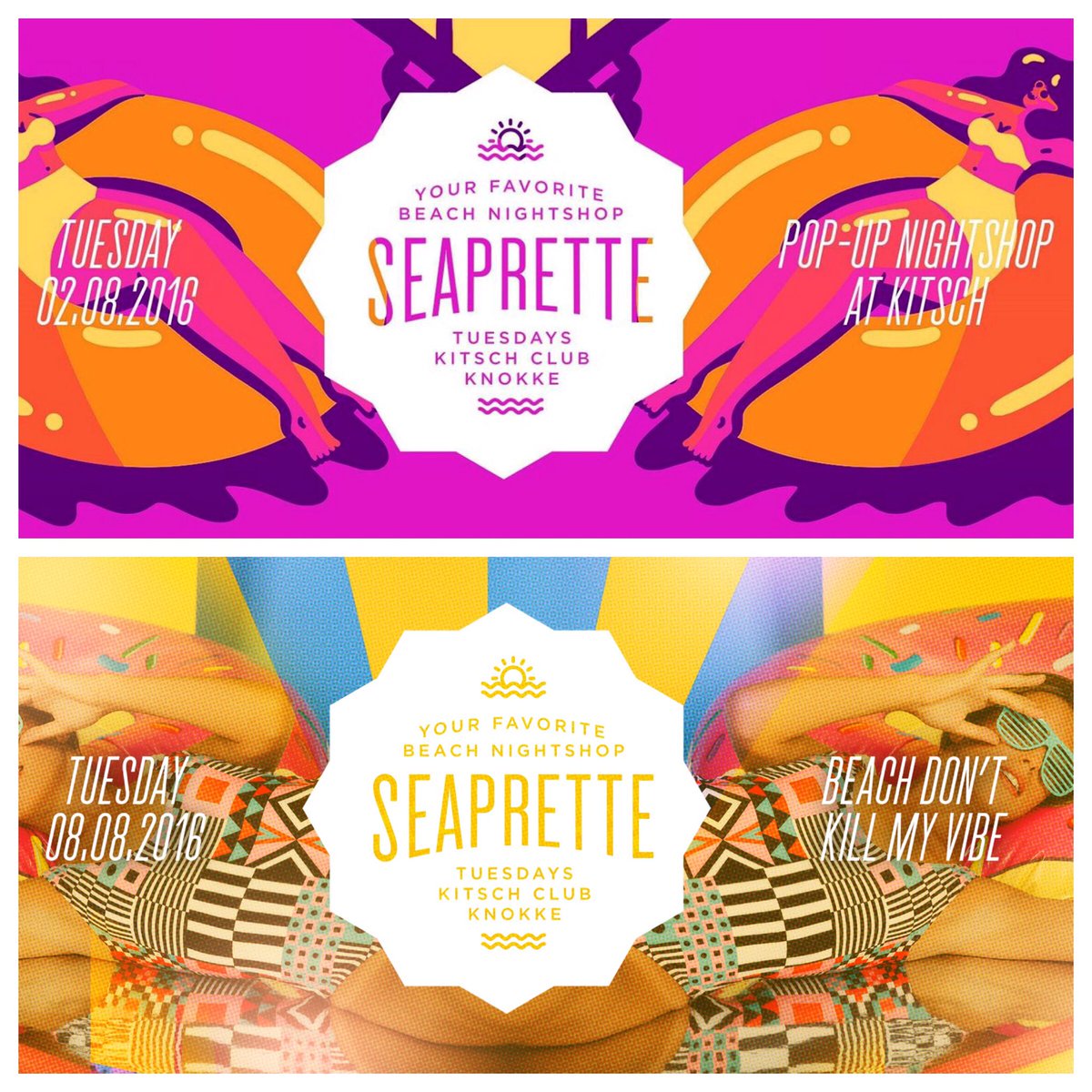 ThomasGuinee's tweet photo. #SUPRETTE trekt de 2 eerste weken van augustus naar #Knokke voor een pop-up #nightshop in #KitschClub!

#KomDansen https://t.co/hBe5uMxaCC
