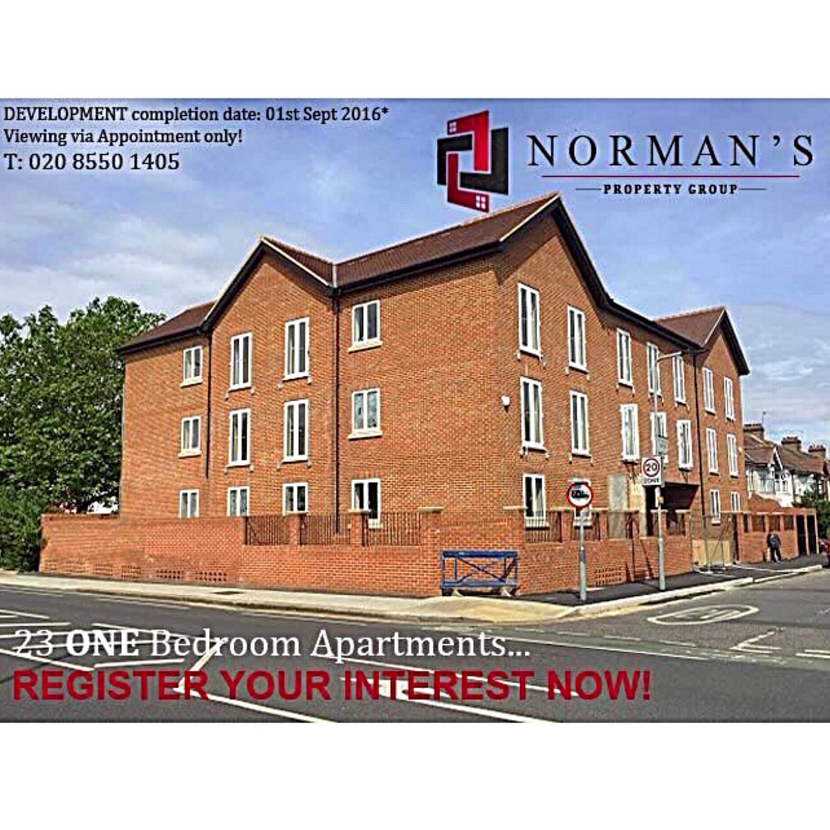 TO LET: A selection of 23 ONE BEDROOM APARTMENT's TO LET
Clark House, High Road, Romford, Essex, RM6 #NPG