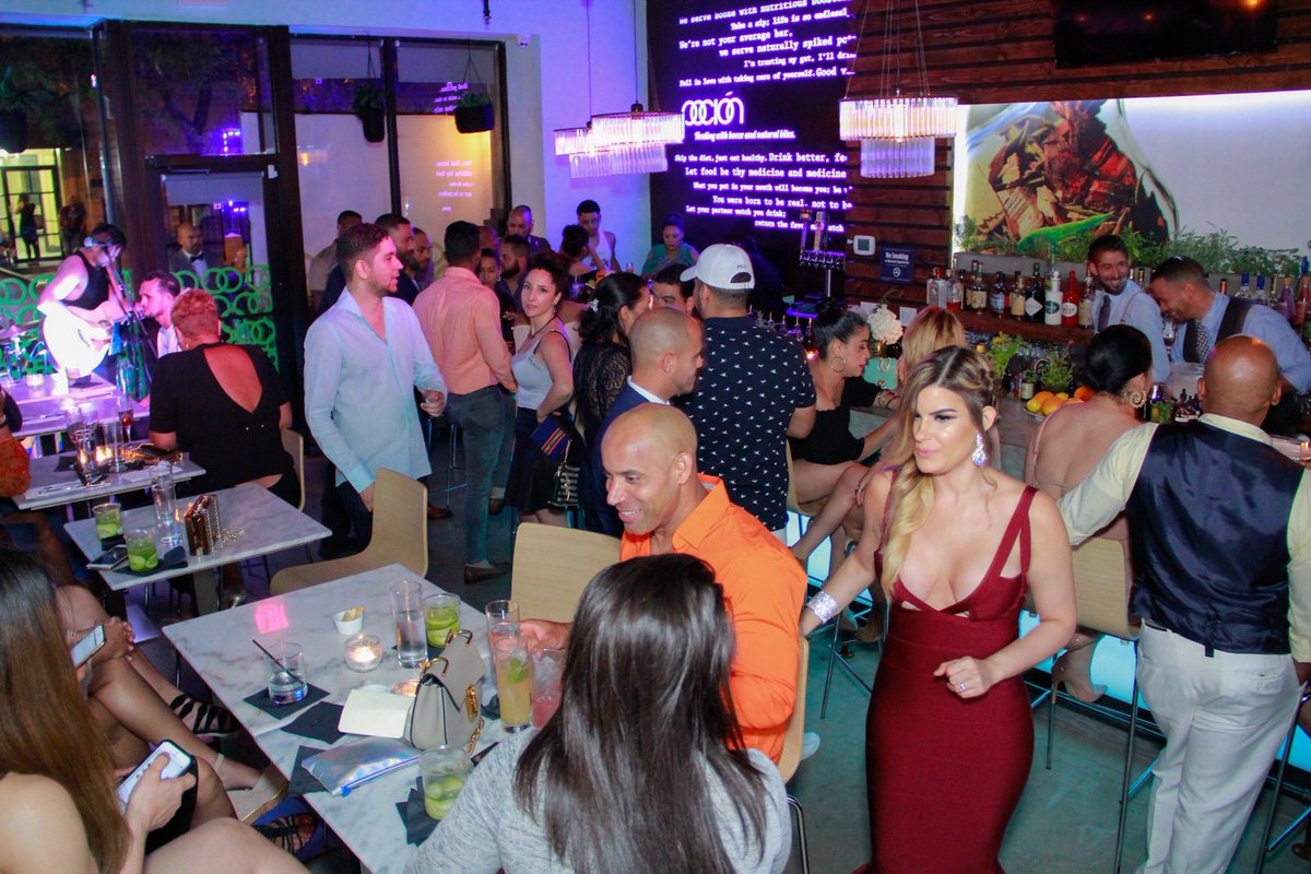 Our grand opening was FUN! Thank you for supporting <a href="/pocionlounge/">Pocion Lounge</a> #WashingtonHeights only Vegan Bar &amp; Lounge