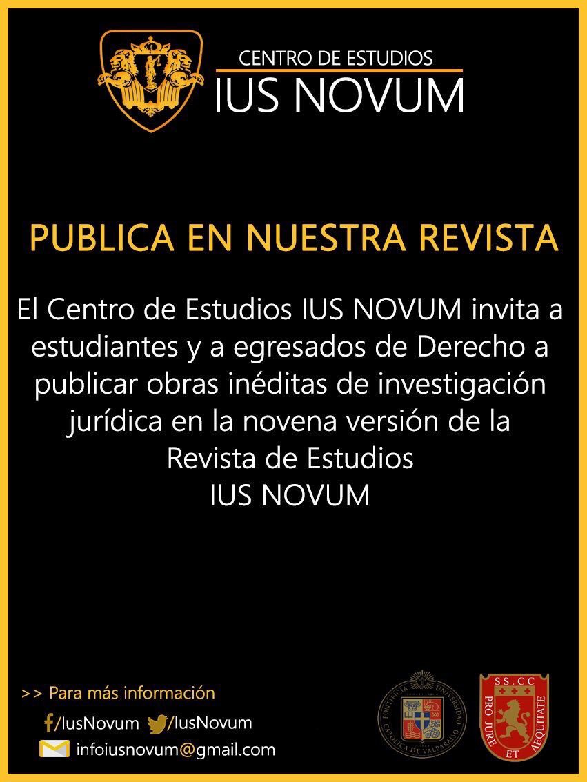 IusNovum's tweet photo. ¡Amigos última semana para enviar sus trabajos! Aprovecha esta gran oportunidad https://t.co/4e0dJBtLiI
