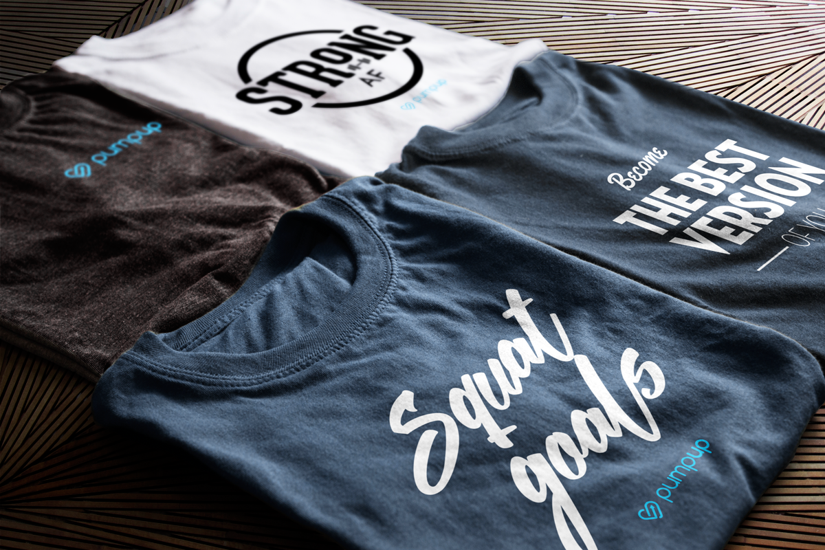 PumpUp's tweet photo. You're working out a *ton*.  We have apparel for the gym &amp; beyond. 
Shop #PumpUpGear https://t.co/QNL6cqTHN8
#fitfam https://t.co/kahggPGBuC