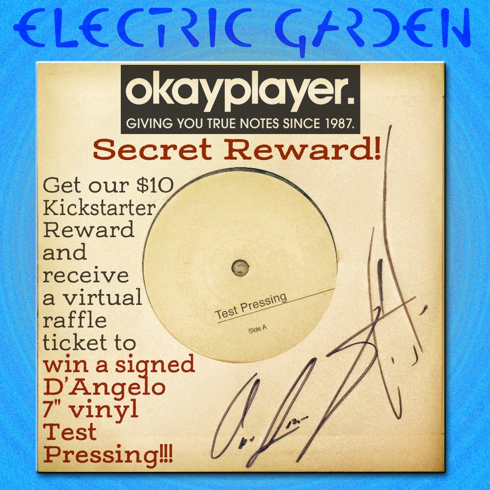 Winner announced tomorrow! This <a href="/TheDangelo/">D'Angelo</a> vinyl could be yours! <a href="/okayplayer/">Okayplayer</a> kck.st/29eVVmU