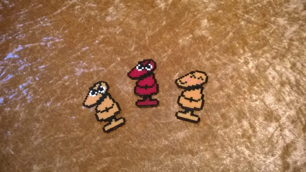 WiseBeadz's tweet photo. Todays creations #undertale #soulcontainers #maddummy #happydummy #pixelart #8bit #hamaart #hamabeads #art https://t.co/wQRnd9P1QX