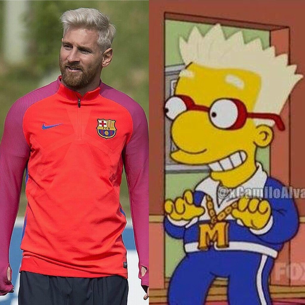 juulipizzani's tweet photo. Amo que todos los personajes de la realidad coincidan con los #Simpsons #MessiRubio #FelizMartes https://t.co/pGPXS2TPld