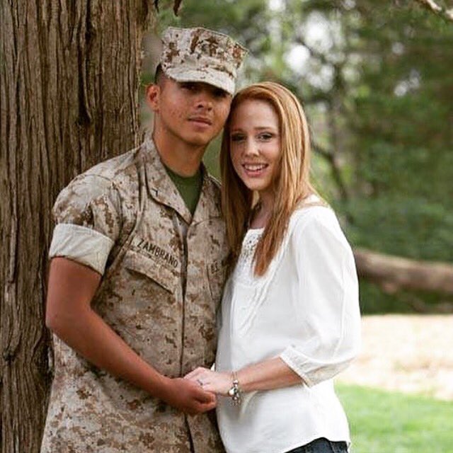 americanlovess's tweet photo. Katie &amp; her marine ❤️ https://t.co/Hr3HfsgjhV
