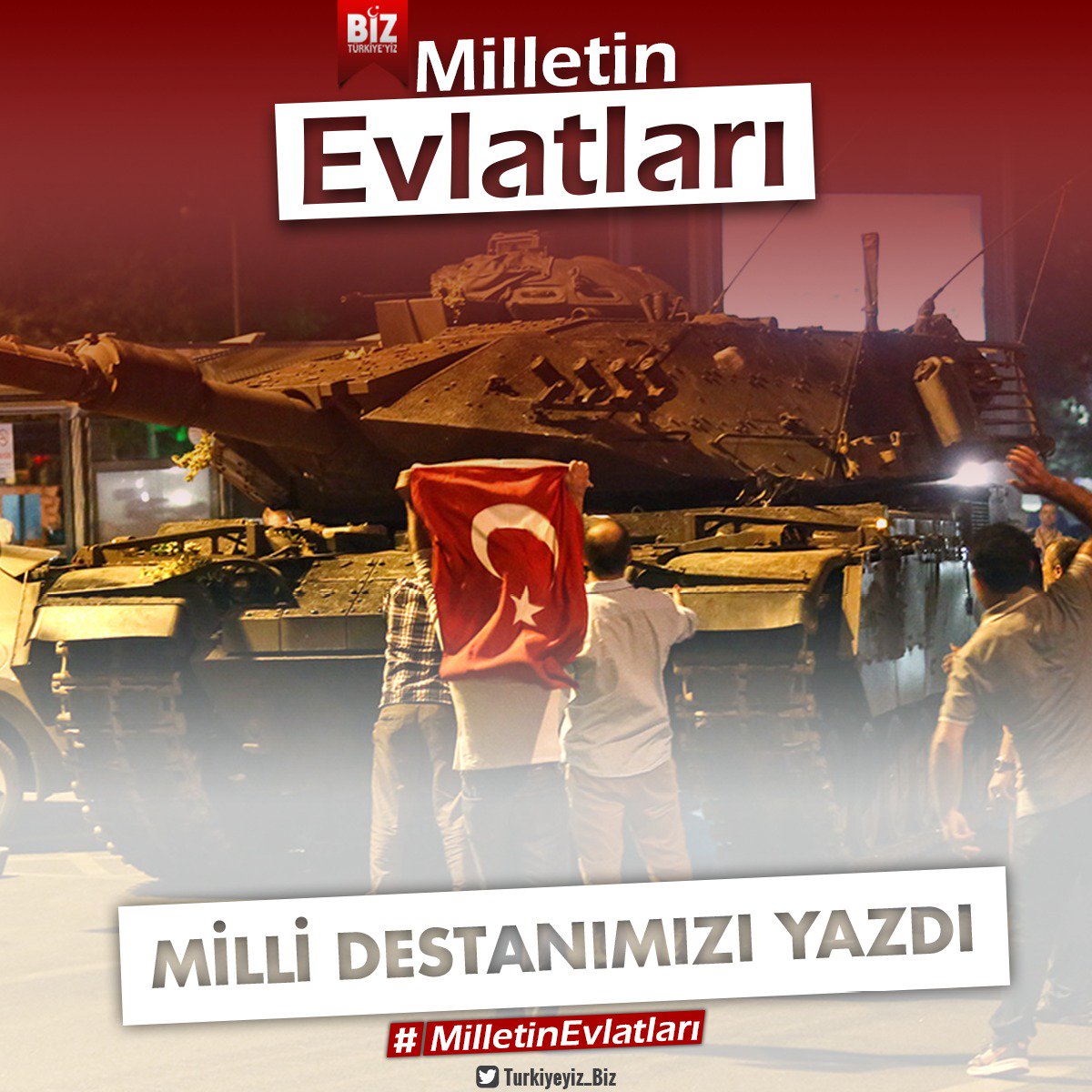 #MilletinEvlatları milli destanımızı yazdılar.