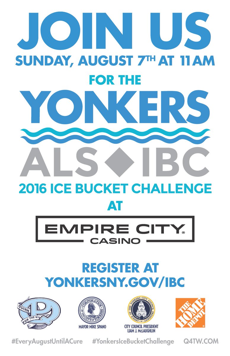 CityofYonkers's tweet photo. The #ALSIceBucketChallenge is back &amp; bigger than ever before!
Visit the site &amp; Pre-Register: https://t.co/rAfUCnvIgc https://t.co/swlJVkUU2o