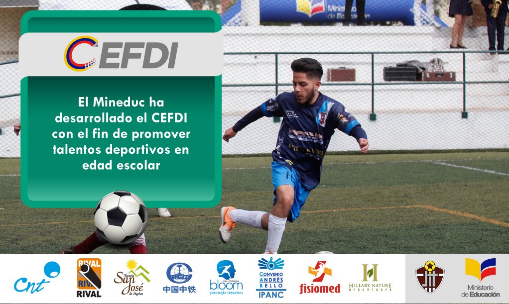 Educacion_Ec's tweet photo. ¿Sabes dónde se implementará el primer colegio especializado en formación deportiva #CEFDI?➡ https://t.co/9Ukiegt983 https://t.co/OaTwtScDd8