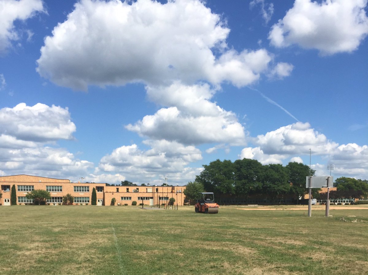 Construction on the Varsity Field #newfieldofchampions