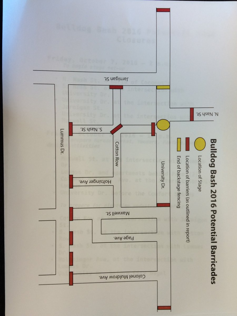 Here are the documents on the potential Bulldog Bash location in front of Curt Crissey's store.