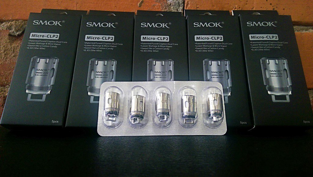 atomizedinc's tweet image. Smok micro-CLP2 coils now in stock for tfv4 micros!