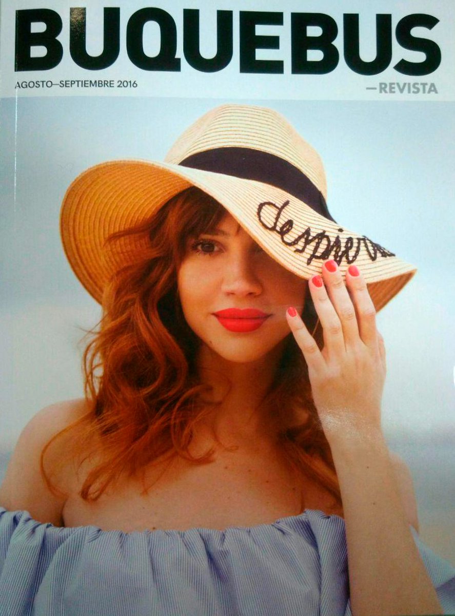 buquebus_ar's tweet photo. Ya viste la portada de @mariacelestecid en el nuevo número de la revista #Buquebus? #CidKohan #lectura #abordo https://t.co/Dc3mWZDv9T
