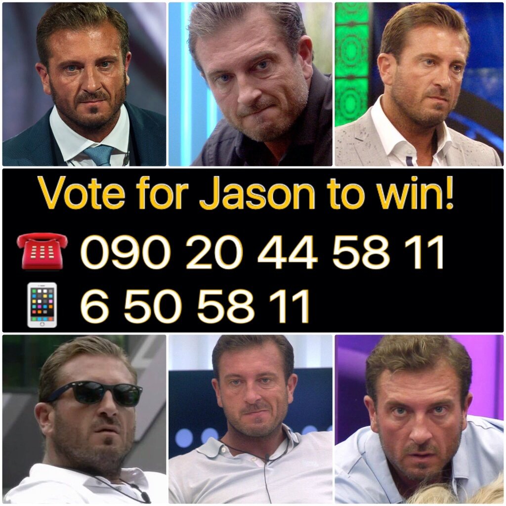 XKim_BabeX's tweet photo. #BBUK vote vote vote. @jasonburrillBB to win https://t.co/12A09GTQFU