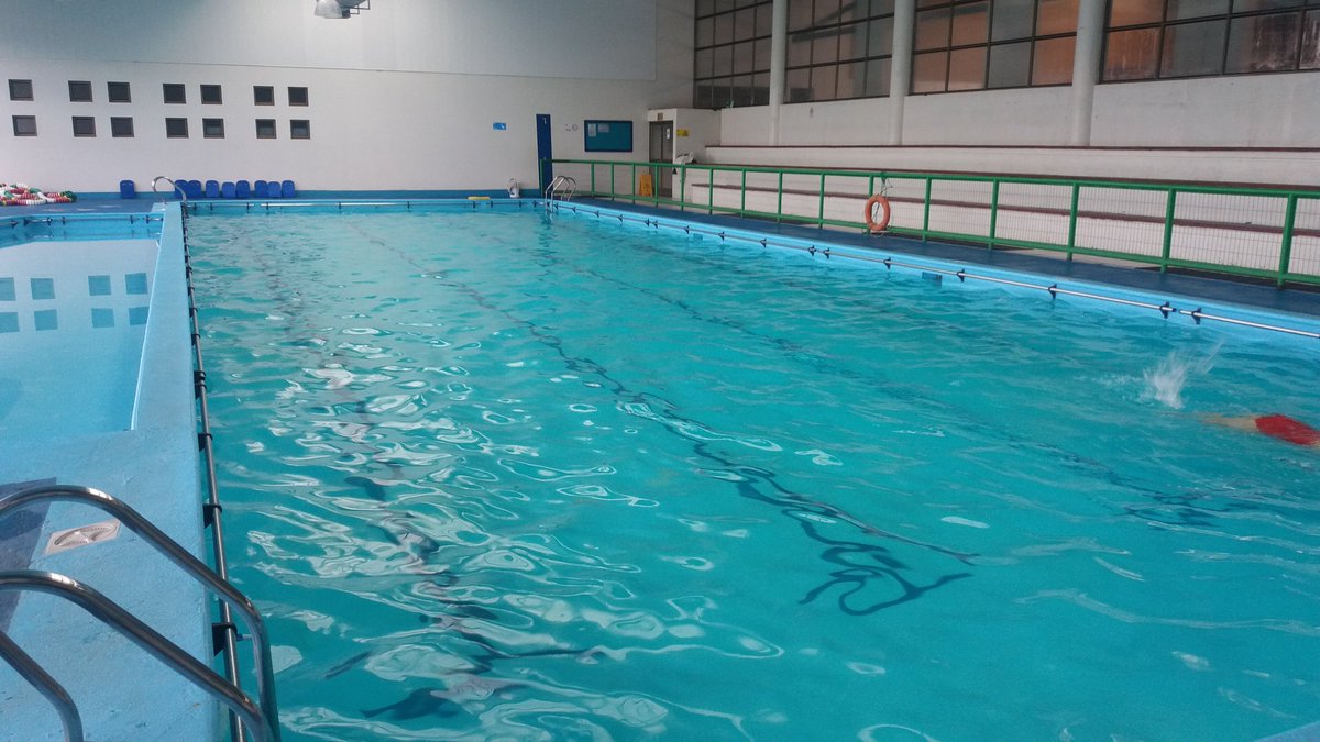 Nuevo funcionamiento de piscina de polideportivo ahora con sistm.  automatizado para medición de cloro entre otros