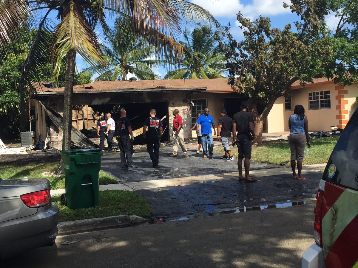 House total loss on SW 63 Ter in Margate after model airplane explodes with jet fuel inside. No 1 hurt. 1 dog dead. https://t.co/qlfy5kD8MD