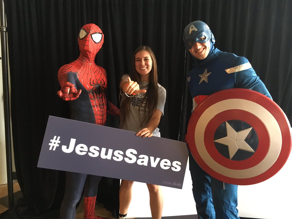 cierrahdanielle's tweet photo. You could say that today was pretty great. #KidWeek #TeamJellyfish #Marvel #JESUSSAVES https://t.co/5fICwMUxVA