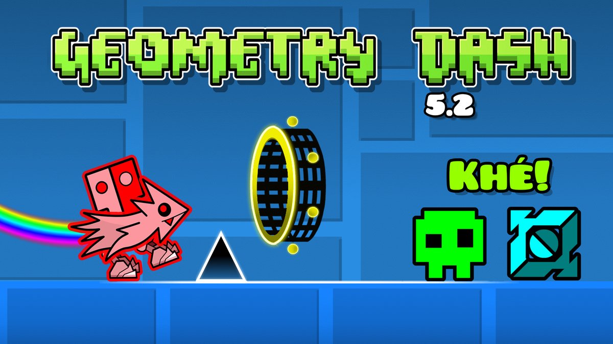 mikhagd's tweet photo. Geometry Dash 5.2 Sneak Peek 😆 https://t.co/xRKbw79JJv