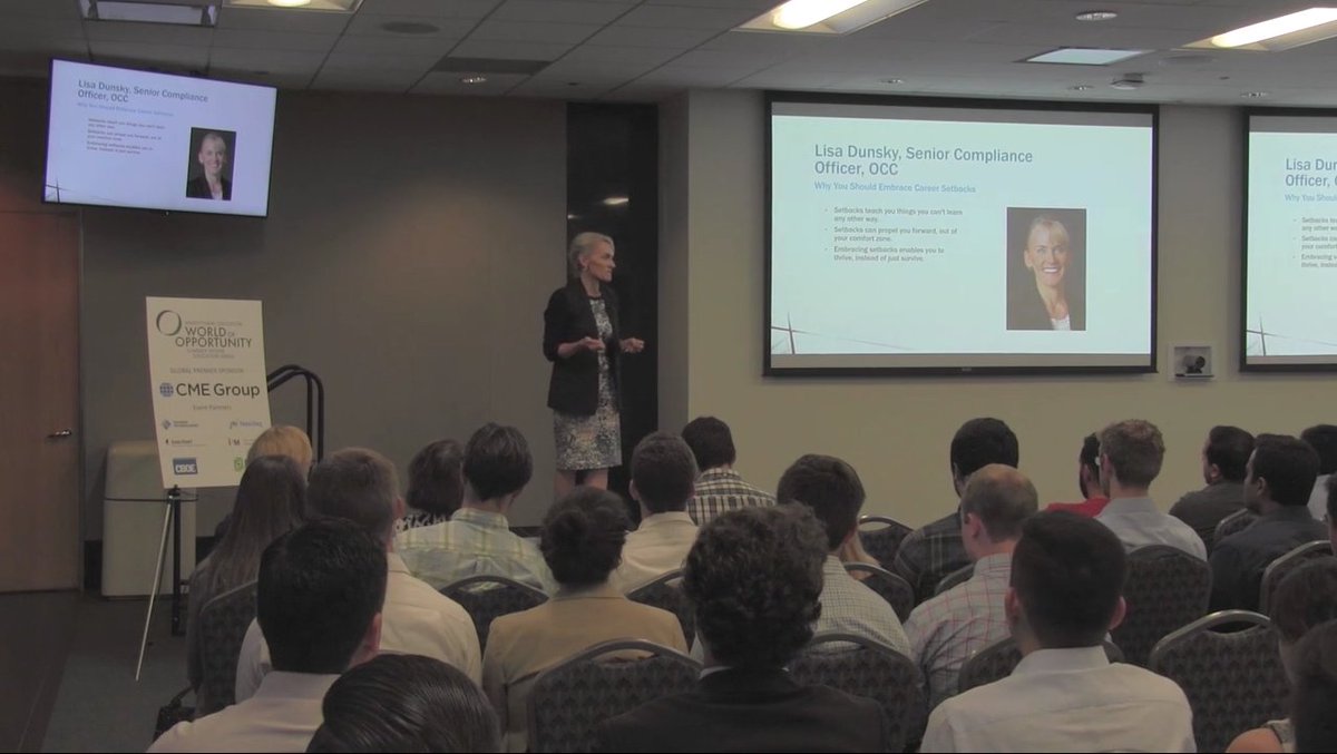 MarketsWikiEdu's tweet photo. First release from @MarketsWikiEdu '16 - @LisaDunsky of @OptionsClearing on career setbacks https://t.co/zyy7xFSZYK https://t.co/tcB9tJBs5B