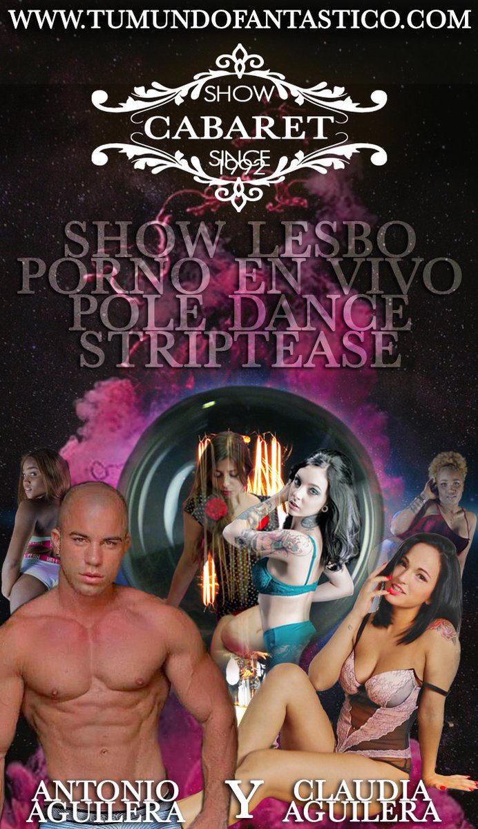 MFantastico's tweet photo. Increรญble lesbo #porno #vivo @tonyaguileraxxx @ClauAguileraxxx #striptese #poledance #cabaret este Viernes y Sรกbado https://t.co/hA3JEaSxXF