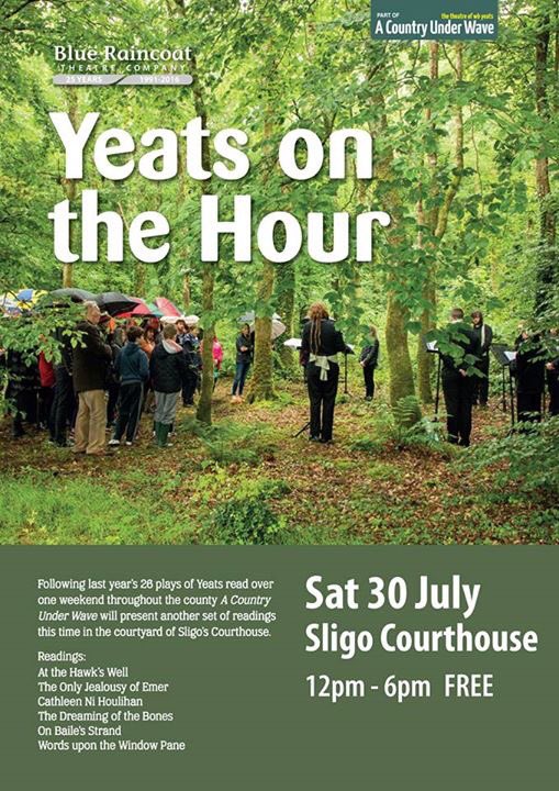 SligoRaincoats's tweet photo. Yeats On The Hour; join us at Sligo Courthouse this Saturday from 12-6pm for a series of Yeats readings  #FreeEntry https://t.co/MQ4Q2WMK3T