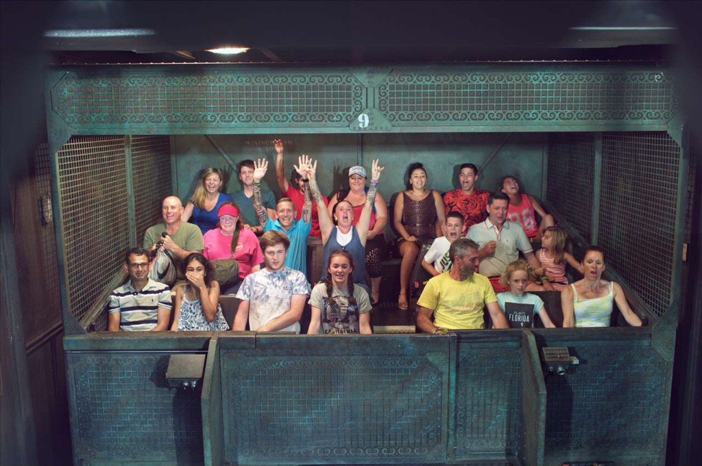 dbessey78's tweet photo. #Donna #me @gazzerbell @alfiebell7 #kiera #towerterror #Disney look at their faces lol https://t.co/UL20y1HK0z