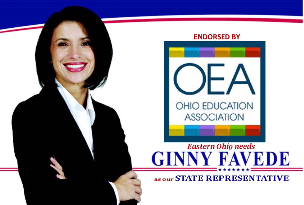 PresidentFavede's tweet photo. Proud and deeply touched to be endorsed by the @OhioEA. Kids and education are important to me! https://t.co/bYPip60KNo