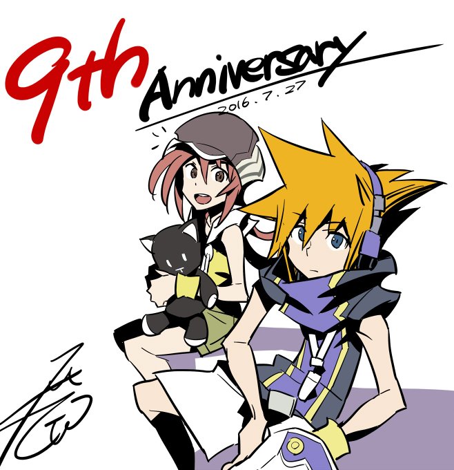 「すばせか9周年!時間経つの早いねー(><)
久々のネクくんとシキちゃん。
#すば」|小林元@コバゲンのイラスト