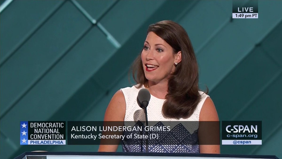 cspan's tweet photo. .@AlisonForKY speaks at #DemConvention – LIVE on C-SPAN https://t.co/Gz6Exr6GzE #DemsInPhilly https://t.co/CNAufiL8vj